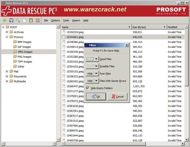 Rescue data recovery software