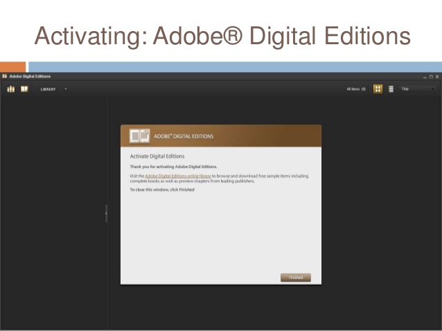 Adobe digital editions library locations